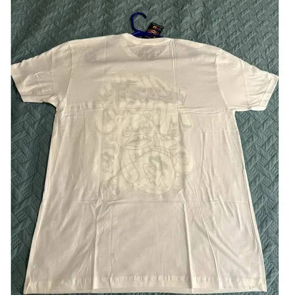 BAWS MENS T-SHIRT WHITE/BLUE/YELLOW XL T-SHIRT NWT - Picture 6 of 7